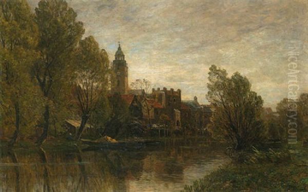 Alte Stadt Am Fluss (holland?) - view 1