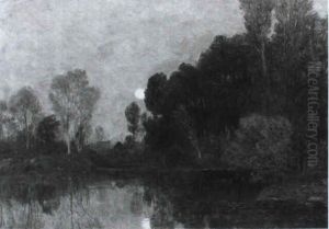 Abendlandschaft by Gilbert Von Canal
