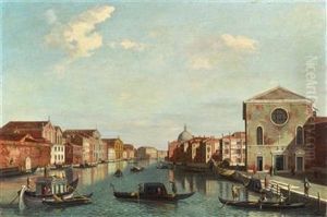 The Canal Grande by (Giovanni Antonio Canal) Canaletto