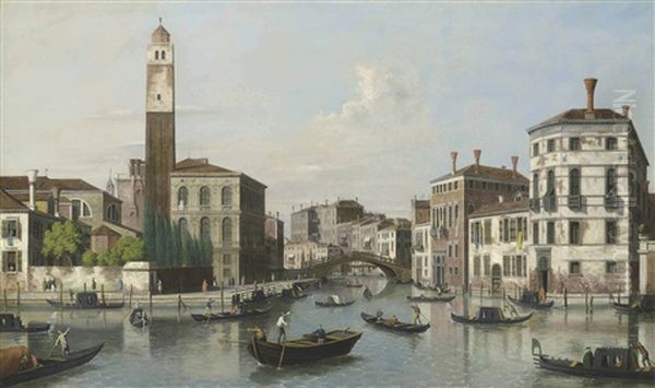 The Grand Canal, Venice, With San Geremia, Palazzo Labia, And The Entrance To The Cannareggio - view 1