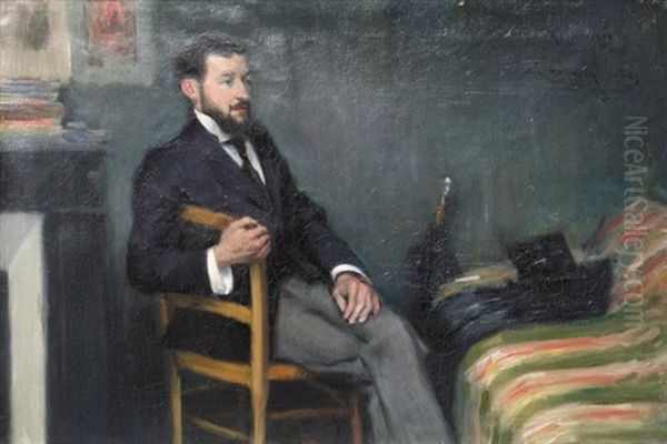 Portrait D'homme A La Chaise - view 1