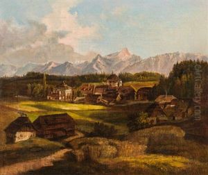 Blick Von Villach Auf Den Mittagskogel by Jakob Canciani