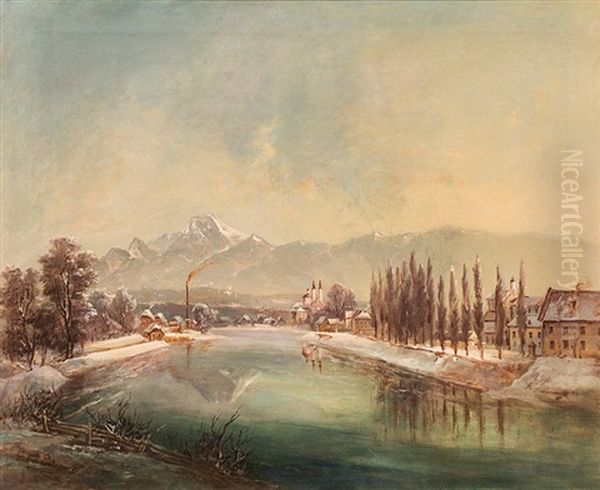View Of Villach With The Mittagskogel In The Background - view 1