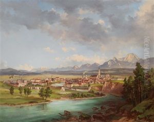 Blick Auf Villach Vom Westen Her Auf Den Mittagskogel