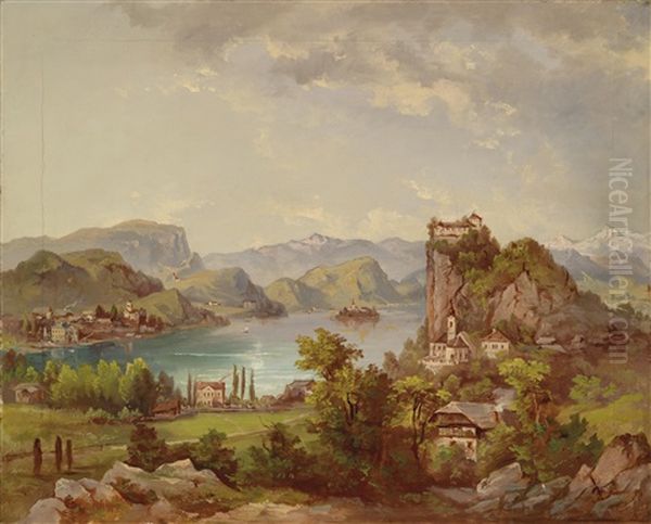Blick Auf Veldes - view 1