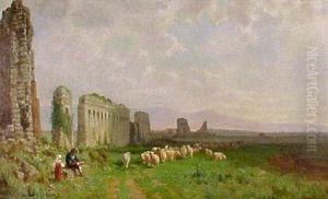 Pastoral Scene With Ruins Pastoral Scene With Ruins