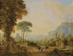View Of The Suburbs Of Pausilippo by Salvatore Candido