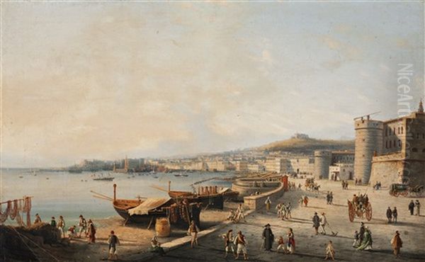 Vista De Napoles Desde El Puerto De La Marinella - view 1
