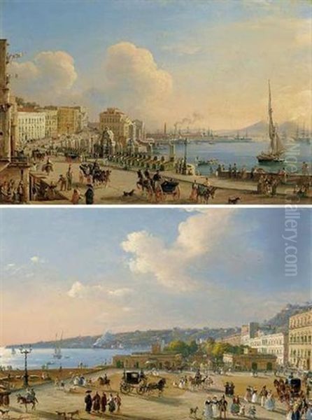 The Port At Naples - view 1