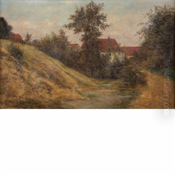 Cottages In A Landscape - view 1