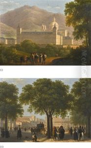 The Escorial; Paseo Del Prado, Madrid: A Pair