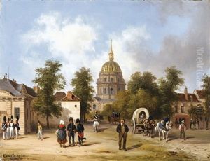 L'hotel Des Invalides, Paris by Giuseppe Canella