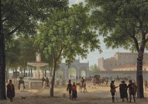 Le Paseo Del Prado, Avec La Fontaine De Cybele