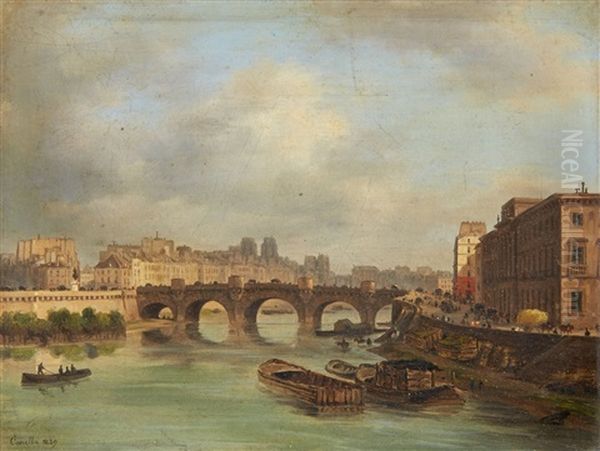 A View Of The Pont-neuf In Paris - view 1