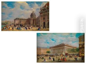 Die Bibliotheque Mazarine (+ Der Pariser Borsenpalast; Pair)