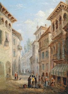 Stadtmotiv Aus Italien by Giuseppe Canella