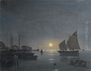 Laguna Veneziana Al Chiaro Di Luna