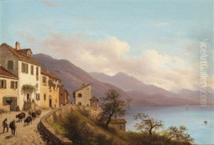 Blick Auf Einen See by Giuseppe Canella