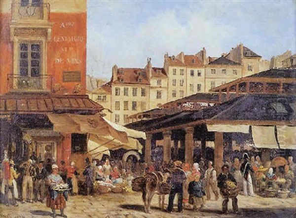 Les Halles Et La Rue De La Tonnellerie A Paris - view 1