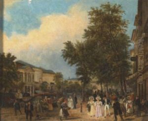 Belebte Strasse Belebte Strasse