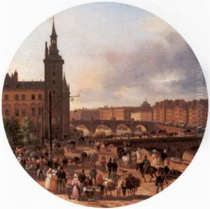 View Of Paris by Giuseppe Canella