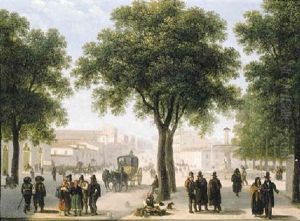 A View Of Calle Atocha, Madrid