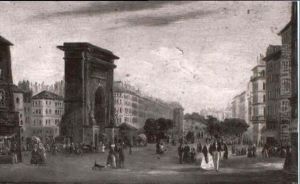 La Porte Saint Denis by Giuseppe Canella