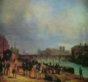Le Quai De La Seine Devant L'institut Le Quai De La Seine Devant L'institut