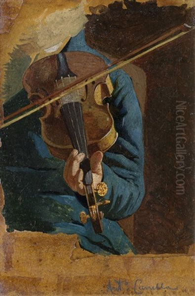 Studie Eines Violinenspielers - view 1