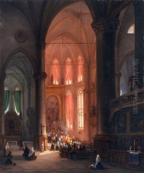 Blick In Den Chor Der Frari-kirche In Venedig - view 1