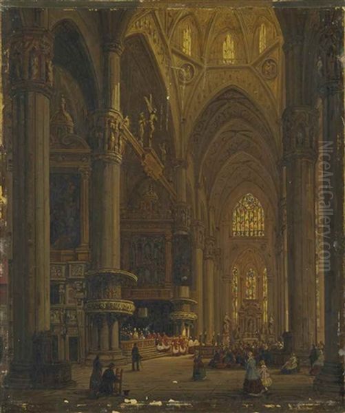 Vue Du Transept Du Duomo De Milan - view 1