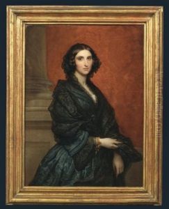 Portrait D'adelaide De La Rochefoucauld by Giovanni Battista Canevari