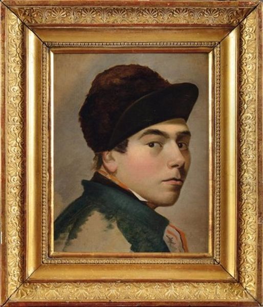 Etude De Visage D"un Jockey - view 1