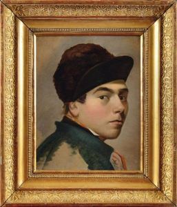 Etude De Visage D"un Jockey