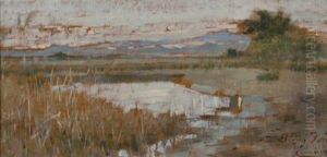 Paesaggio Della Maremma by Niccolo Cannicci