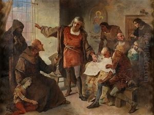 Cristobal Colon En El Convento De La Rabida