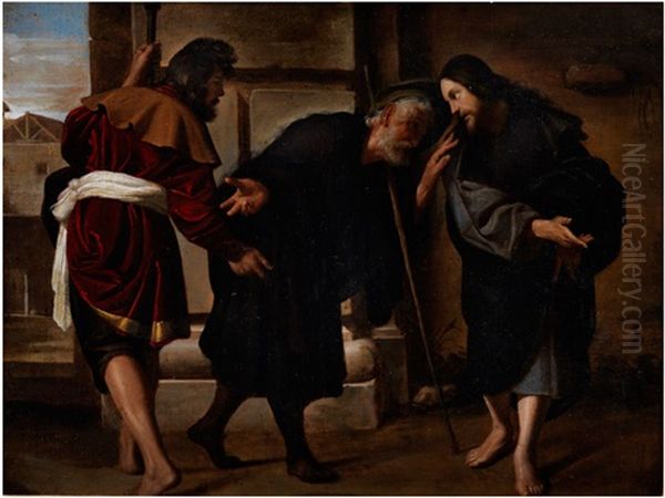 Jesus Auf Dem Gang Nach Emmaus - view 1