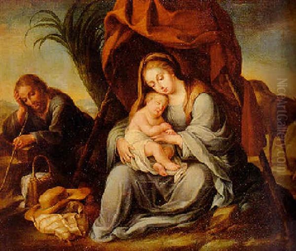 The Rest On The Flight Into Egypt - view 1