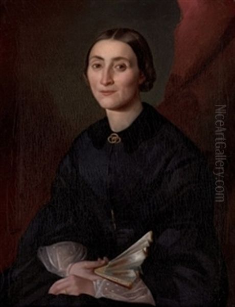 Retrato De Dama Con Abanico - view 1