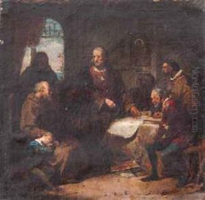 Colon En La Rabida by Eduardo Javier Ramon Cano de la Pena