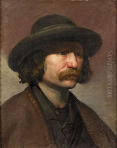 Portrat Eines Herrn Mit Schnurrbart by Hans (Johann von Strasiripka) Canon
