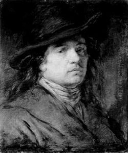 Portrait Eines Mannes Mit Hut by Hans (Johann von Strasiripka) Canon