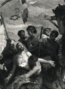 Martyrium Eines Heiligen (skizze Nach Tiepolo) by Hans (Johann von Strasiripka) Canon
