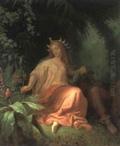 Venus, Die Amor Die Augen Verbindet by Hans (Johann von Strasiripka) Canon
