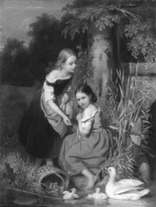By The Duck Pond by Johannes Antonius Canta