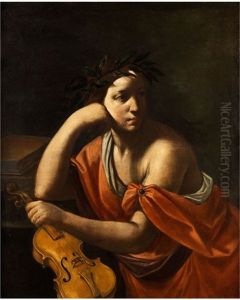 Allegorie Der Musik by Simone Cantarini (Pesarese)