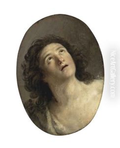 Saint John The Baptist by Simone Cantarini (Pesarese)