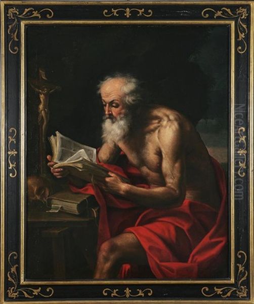 San Girolamo Con Libro E Crocefisso - view 1