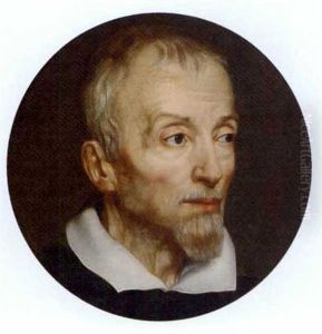Portrait Of Guido Reni by Simone Cantarini (Pesarese)