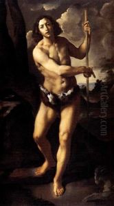 San Giovanni Battista by Simone Cantarini (Pesarese)